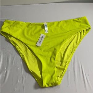 Hi Waisted Bikini Bottom NWT La Vie en Rose XXL